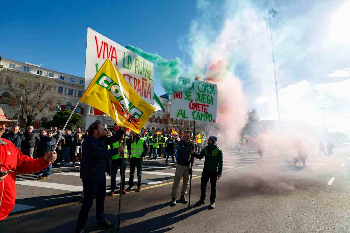 Agricultores y ganaderos protestas del campo Agenda 2030 precios justos