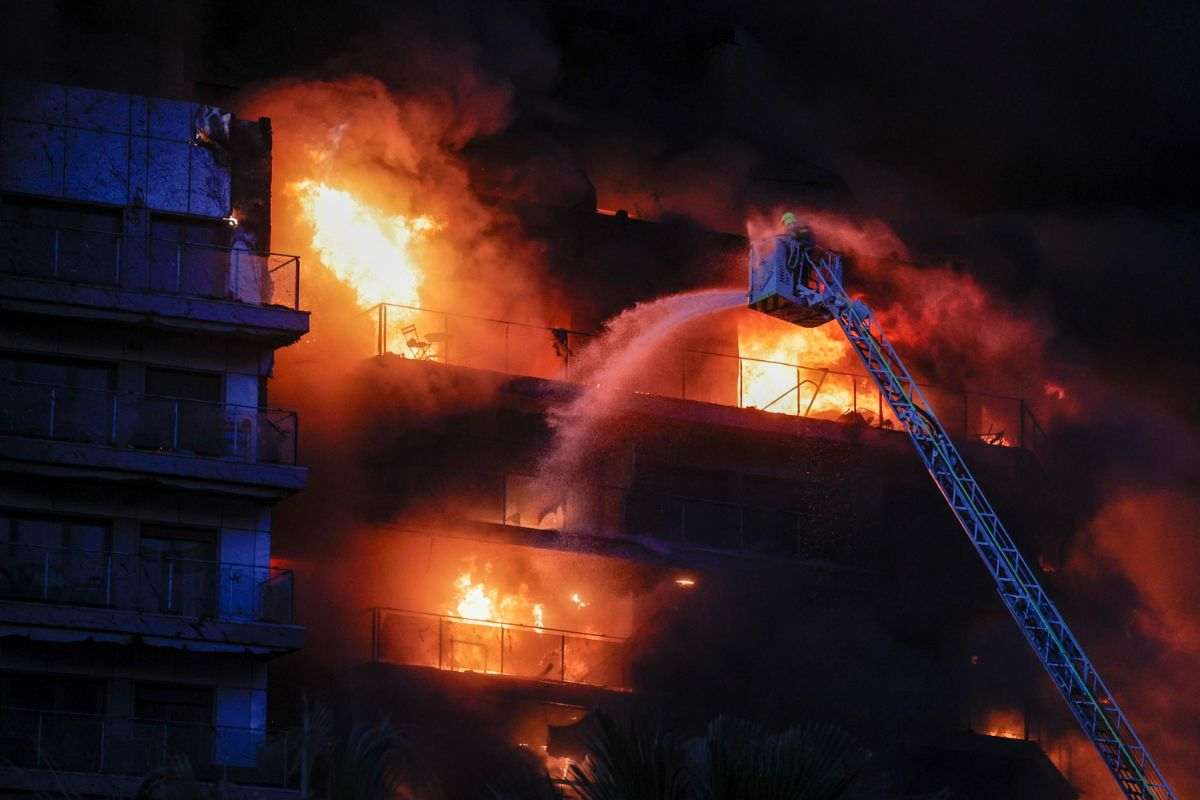 incendio en Valencia