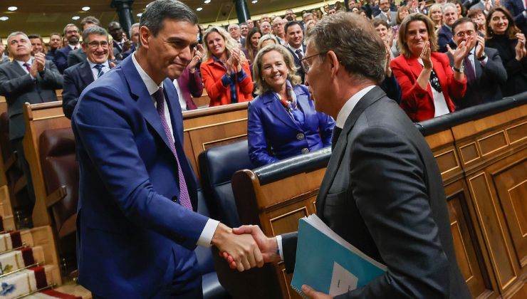 Sánchez y Feijóo se enfrentan por la corrupción